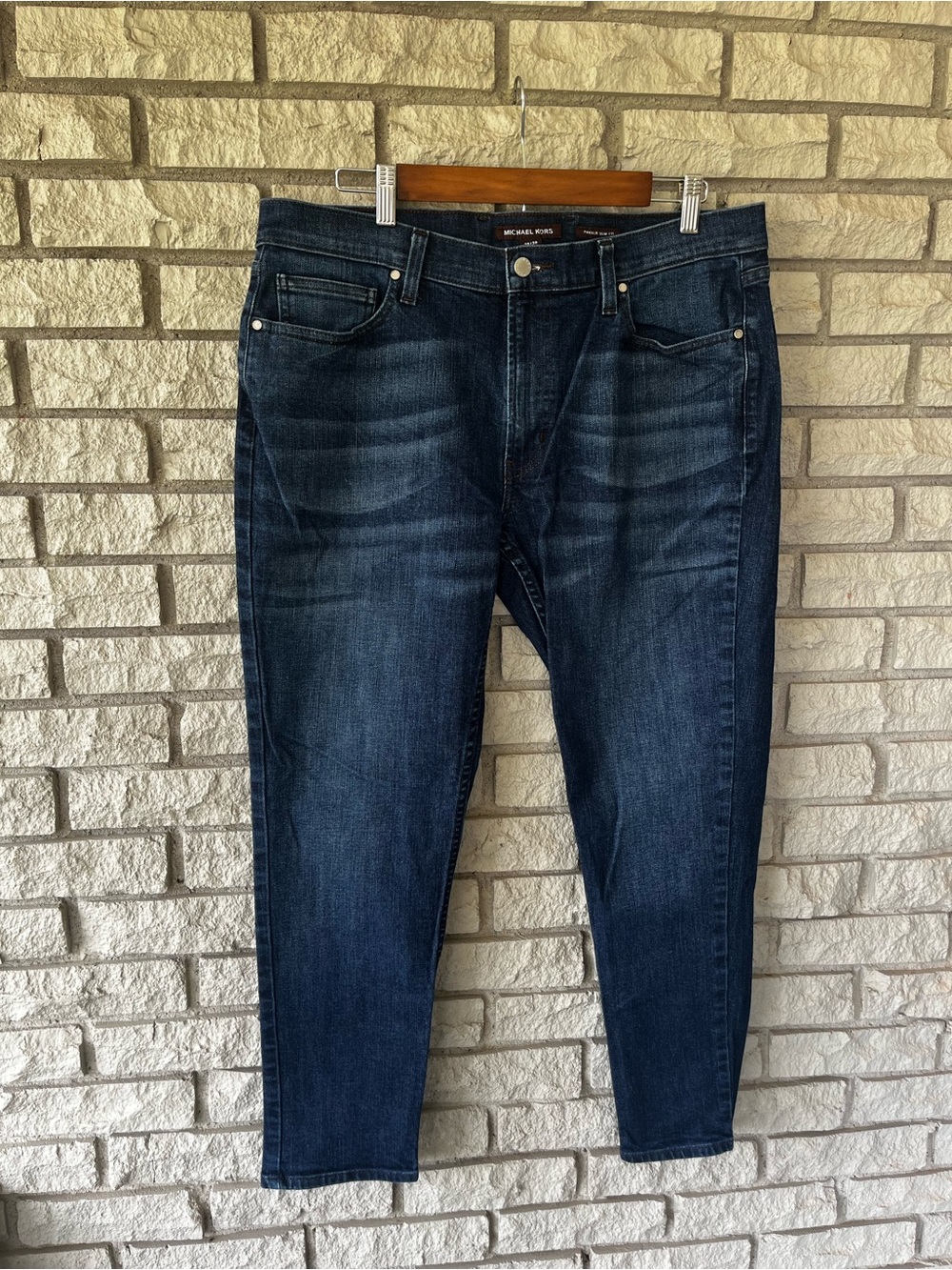 Men’s Micheal Kors Darkwash Parker Slim Fit Jeans Size 36x30